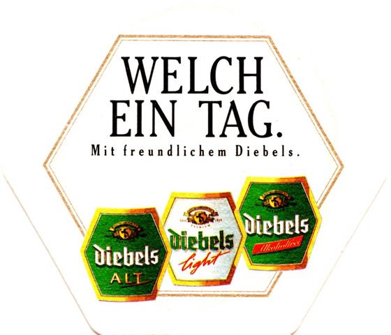 issum kle-nw diebels welch ein 4b (6eck195-3 etiketten)